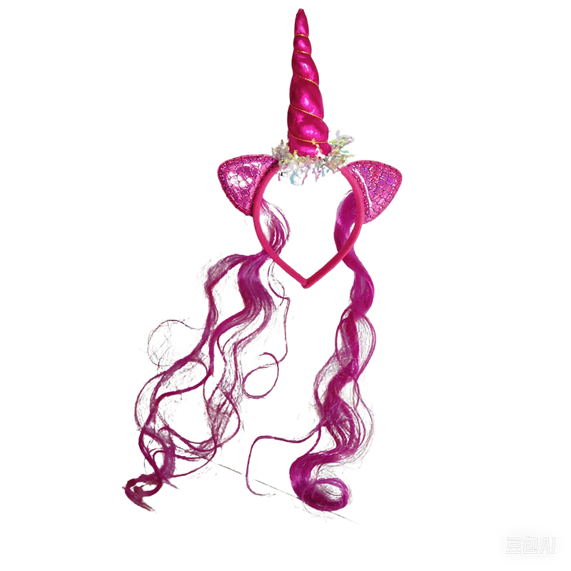 Stylish Kid-Friendly Unicorn Hair Band with Cat Ears - Ideal for Celebrations