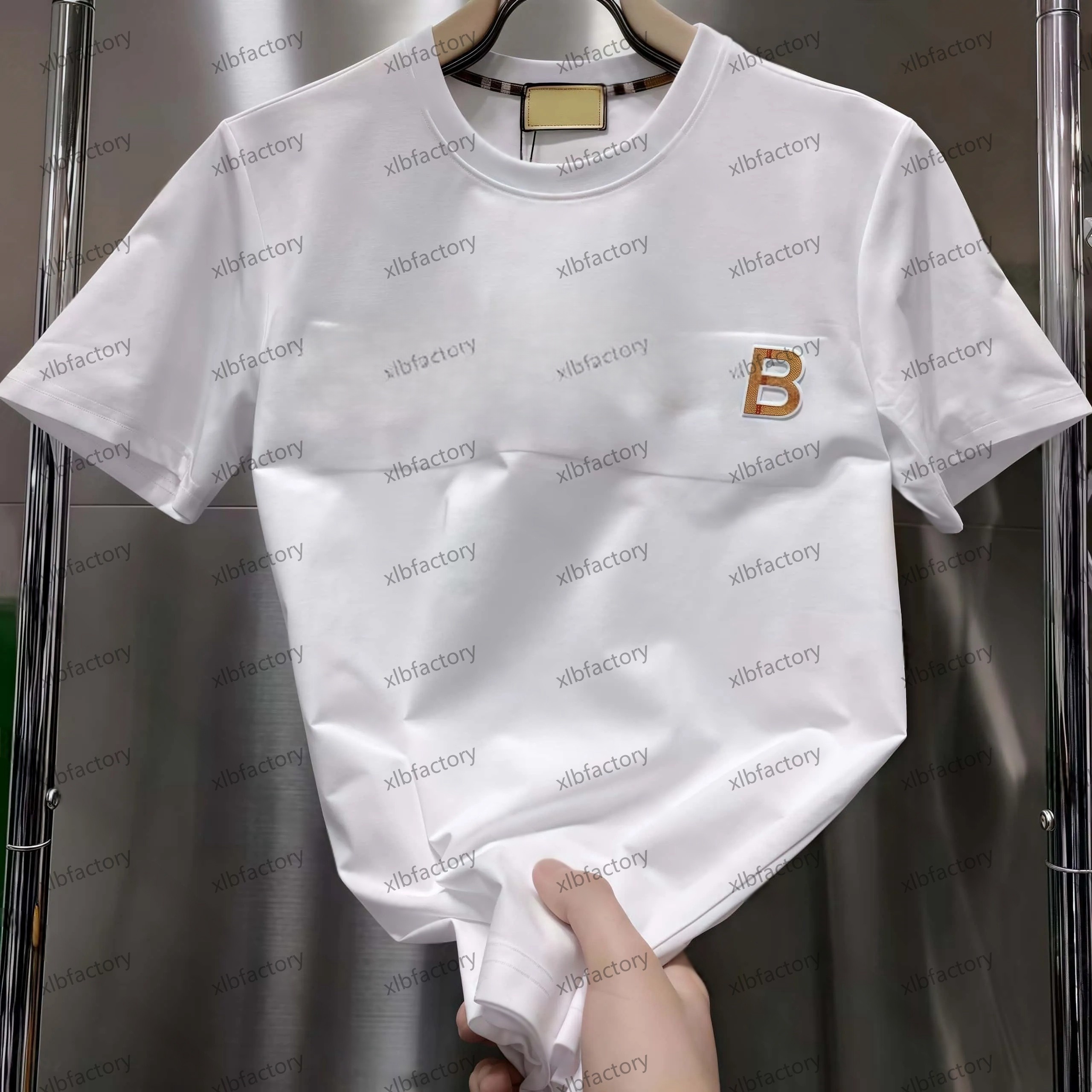 Designer Man Polo t shirt tshirt clothes Men Women Shirts Fashion Letter Print Round Neck black white short sleeve t-shirt for men oversized t-shirt Size S-5XL