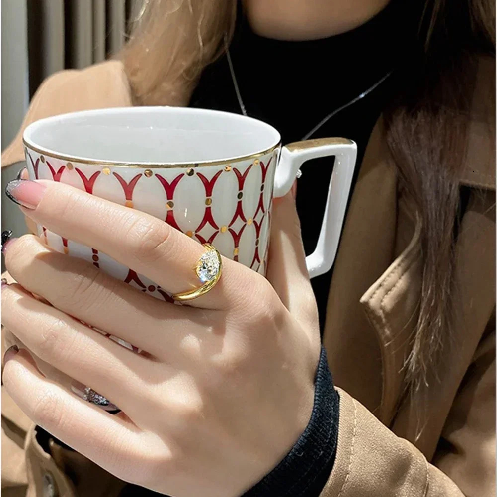 Pear Cut 925 Sterling Silver 7*11MM 2ct Lab Sapphire Diamond Solitaire Ring for Woman Gold Plated Wedding Party Fine Jewelry 250214