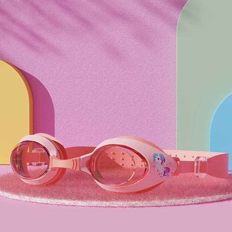 Swimming Goggles Boys Girls Silicone Eyewear Summer Swim Pool Sports Eyewear Children Diving Training Glasses Z250215