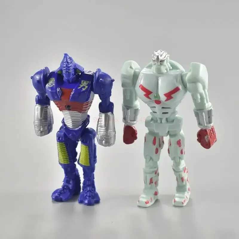 8 pieces/set 13cm animated real steel Zeus atomic Midas Adam raid robot model toy gift action picture collection decoration gift toy W250214