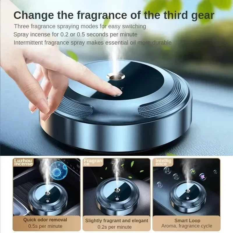 Smart Car Air Freshener Fragrance Diffuser Car Mist Humidifier Essential Oil Diffuser Aroma Interior Accessories 250214