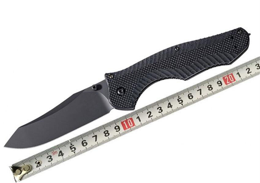2Models 810BK Axis Folding Knife 3.77 GB-D2 Black Blade, G10 Handles