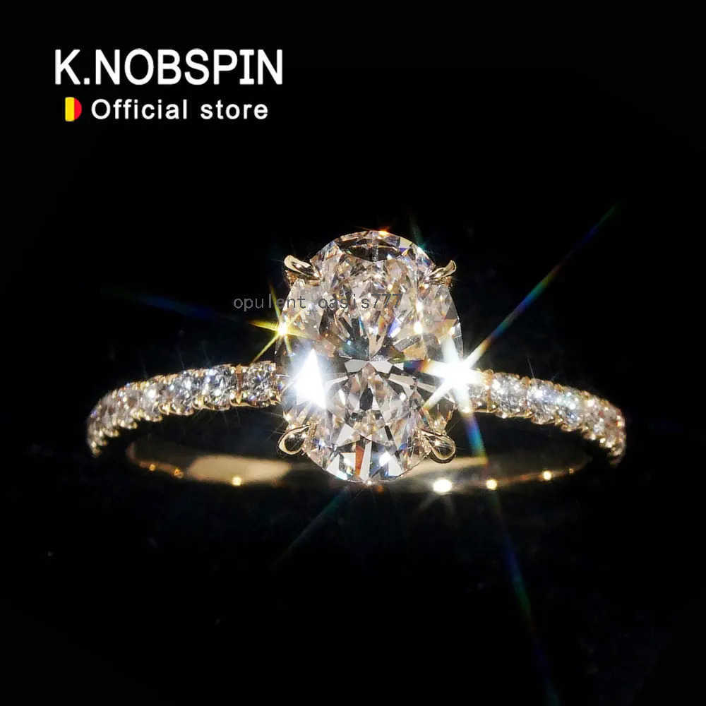 1/2/3ct D Color Oval Cut Moissanite Ring S925 Sterling Sliver Plated 18k White Gold Wedding Engagement Rings For Women