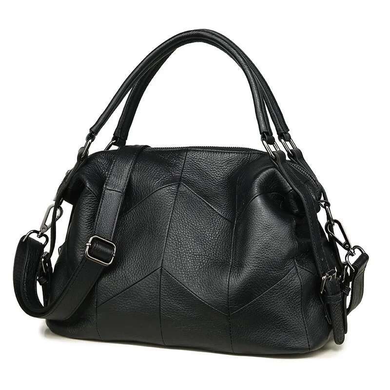 2021 Women Genuine Leather Handbag Elegant Tote Ladies Shoulder Crossbody Bags Large Capacity Designer Handbags and Purses