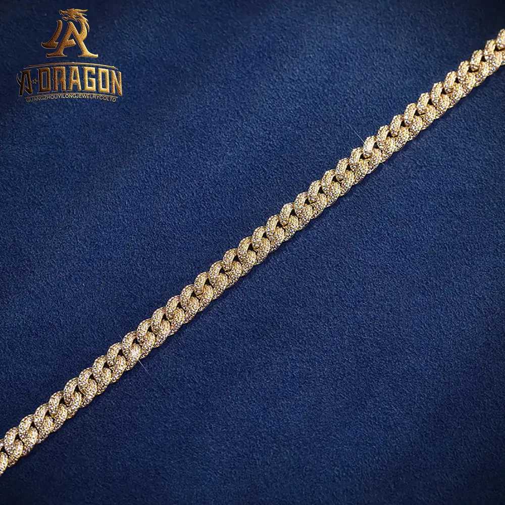 Custom 12mm Gold Miami Link Chain Hip Hop Style Real 10k 14k 5mm Solid Gold Miami Cuban Chain Necklace Fine Jewelry