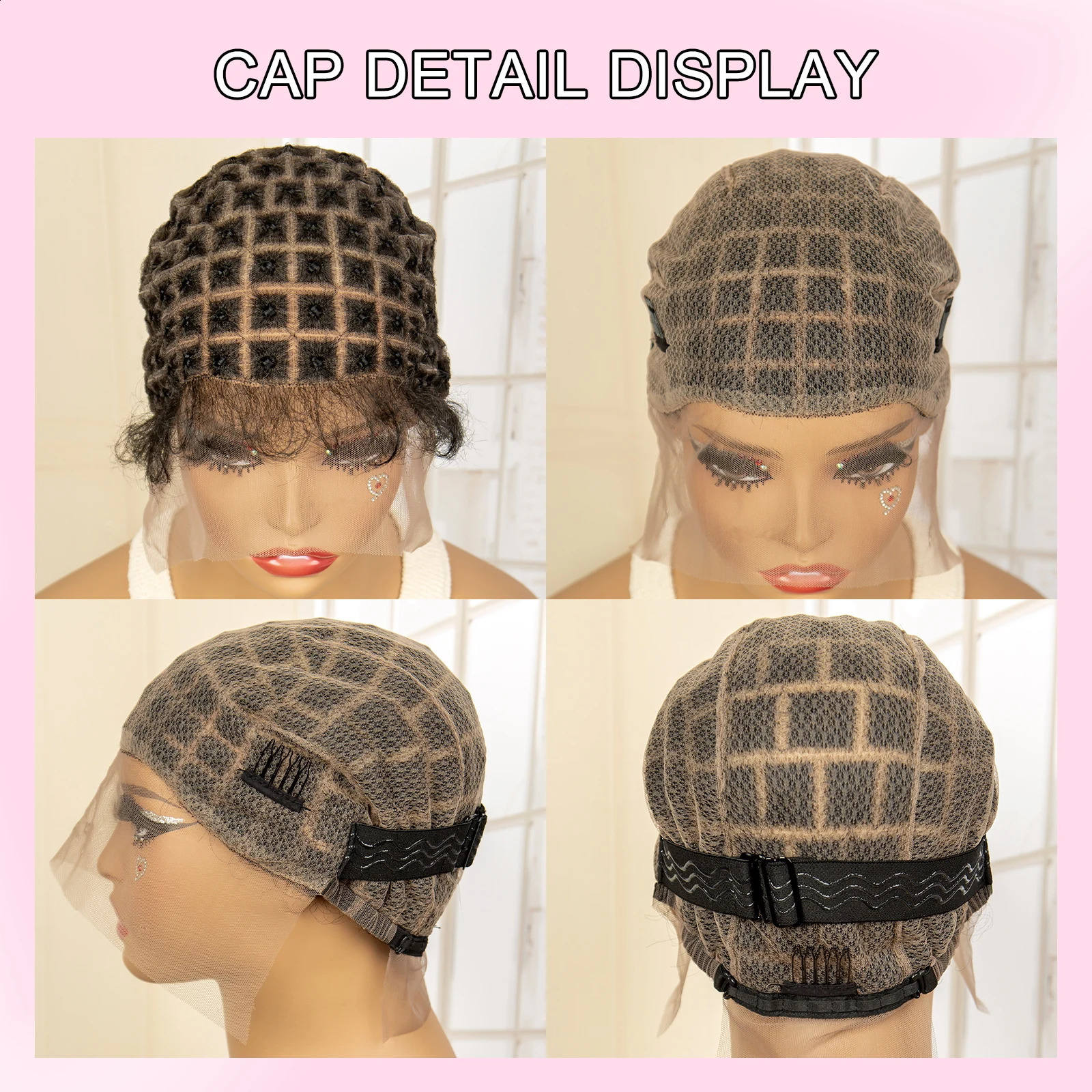 HD Double Lace Wig Cap for Crochet Braids with Baby Hair Full Lace Wig Cap Box Braid Wig Caps DIY Wig 250214