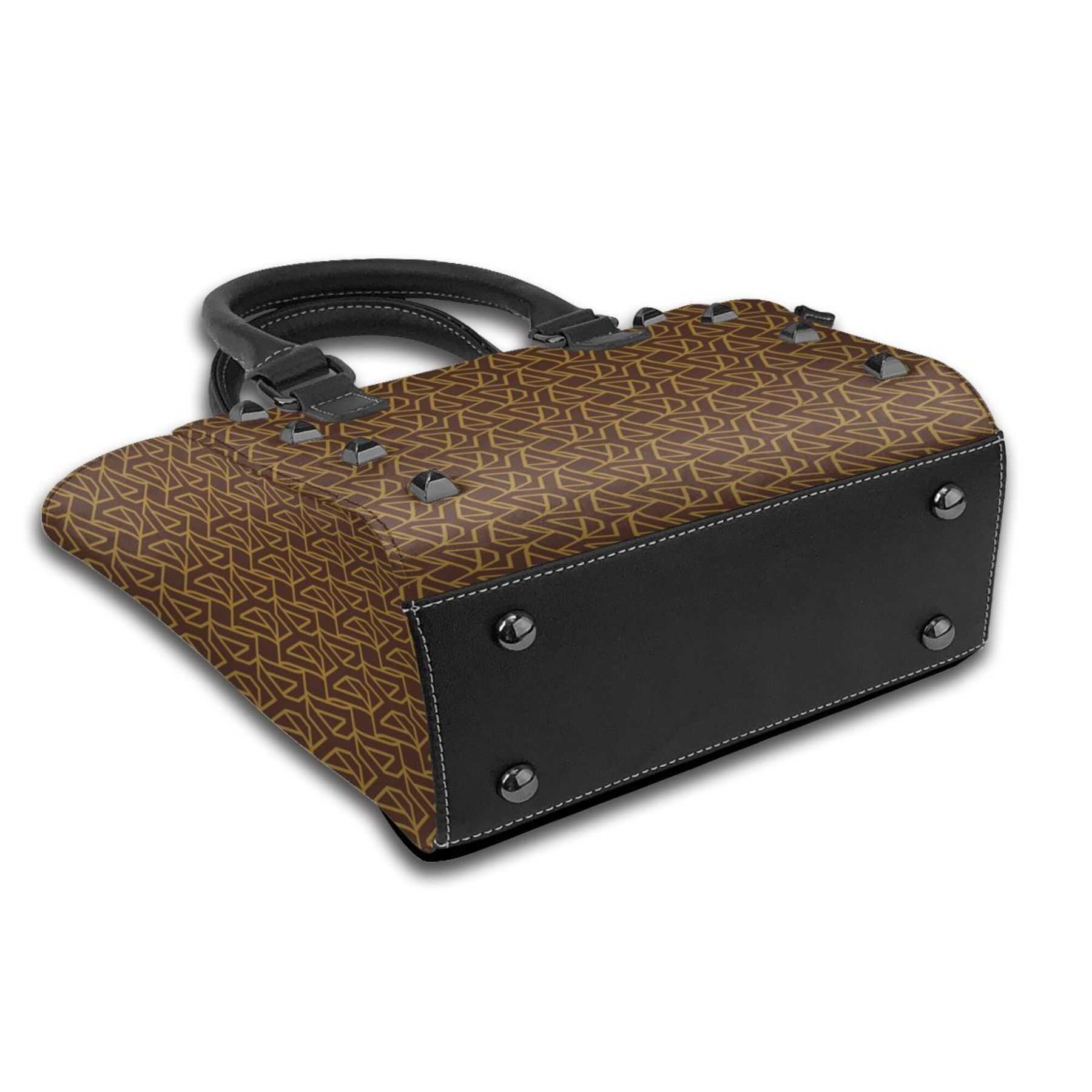 NXY Leather Rivet Shoulder Bag Hand Tote Bag Designer Handbags Womens Purses Fashion Print Shopping Crossbody Bags 250215