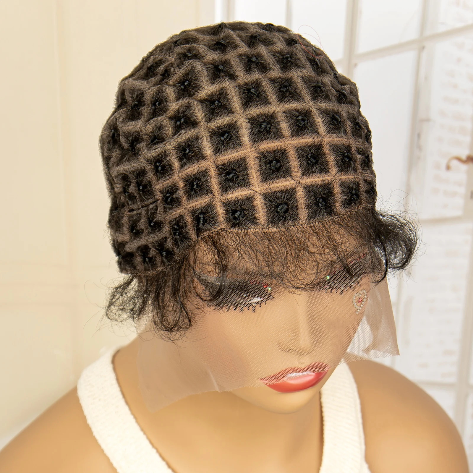 HD Double Lace Wig Cap for Crochet Braids with Baby Hair Full Lace Wig Cap Box Braid Wig Caps DIY Wig 250214