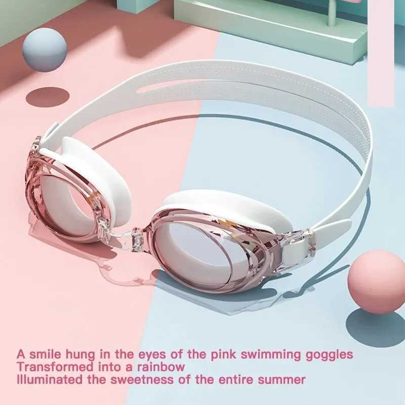 Swimming Goggles Waterproof And Anti-fog Flat Mirrors For Adults And Boys Silicone Swimming Goggles And Diving Goggles Equipment Z250215