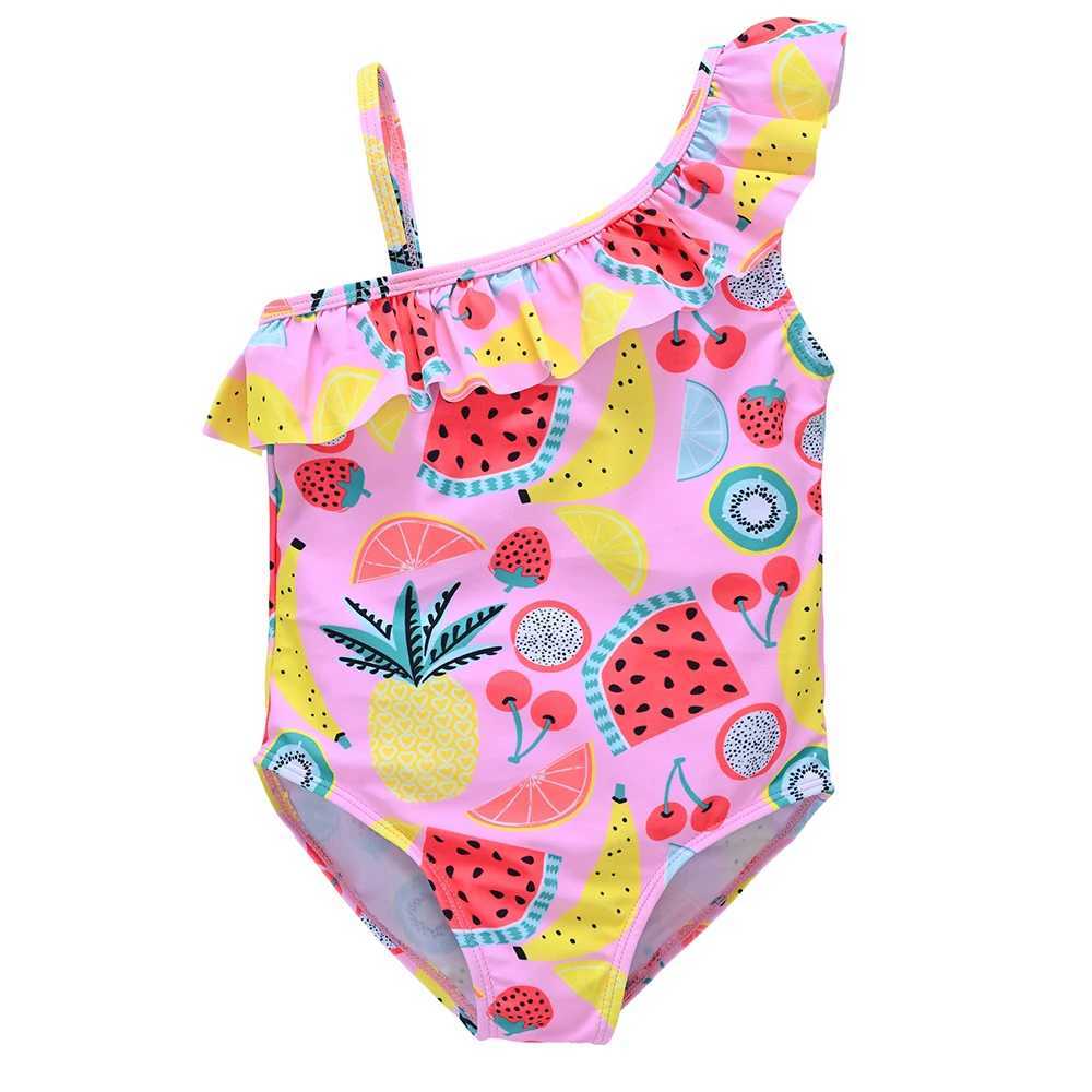 Girls Swimsuit Mermaid Printing Baby Girls One Piece Swimwea Childrens Surf Clothes Diving Suits Bikini Young GirlsXJ250214