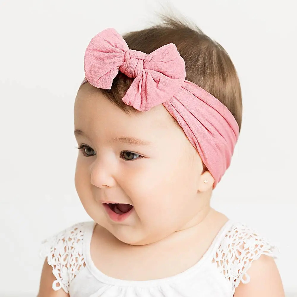 12PcsSet Baby Bow Headband Elastic Nylon Hairbands for Kids Girls born Infant Headwear Hair accessories for Children 250121
