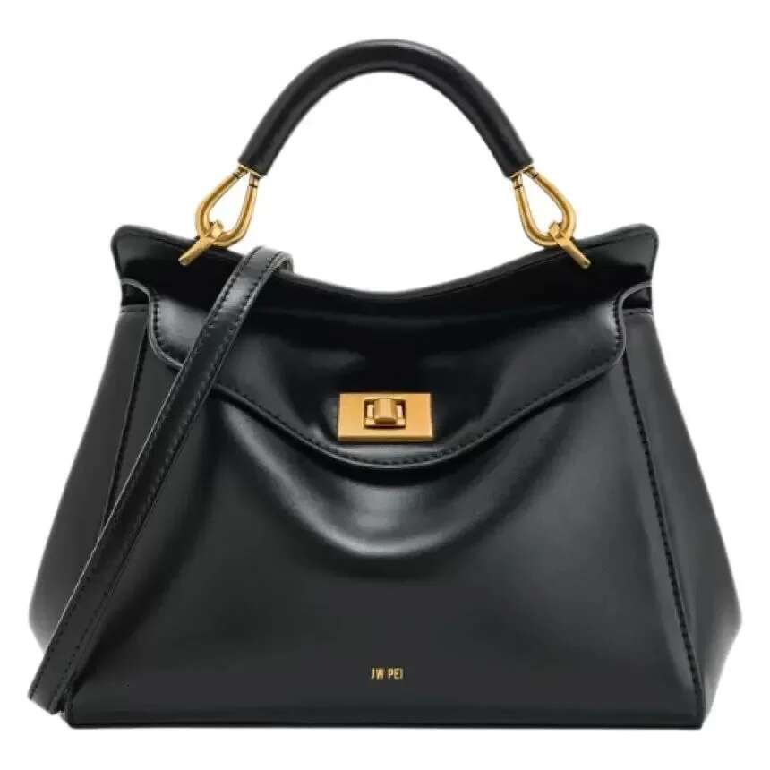 2025 Spring New Simple Fashion Leather Soft Clamshell Buckle Design Solid Color Women's Hand Bill Shoulder Crossbody Bag