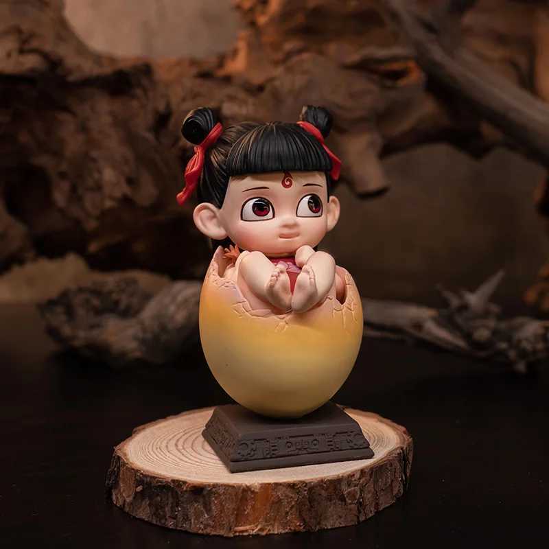 Stock Genuine Nezha Demon Children Who Make Waves In The Sea Handmade Egg Pet Blind Box Trendy Play Ornament Aobing Doll Free shipping