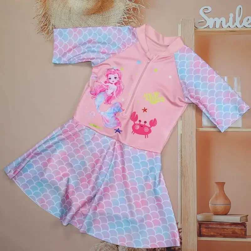 In Various Sizes From Toddler To Big Girls Girls One-Piece Swimsuits for Dancing and SportsXJ250214