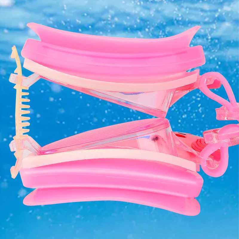 Cute Girl Swimming Goggles Anti Fog Swim Glasses Summer Swimming Accessories Silicone Eyewear With Ear Plugs Z250215