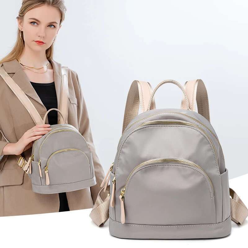 Small Travel Bag Woman Mini Cute Bags Oxford Fabric Backpacks For Girls Original Design Casual Canvas Bagbacks 2024 New Fashion