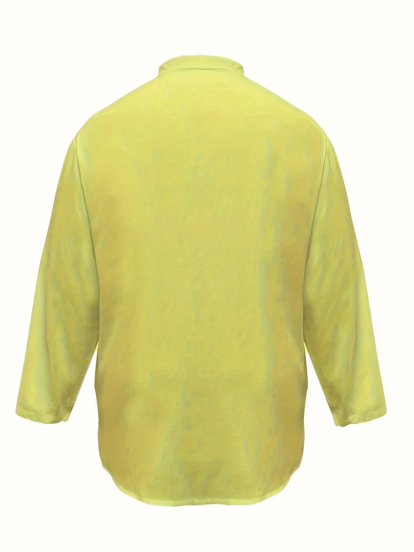 Plus size European and American Buckle Mid length Loose Shirt for Women 250210