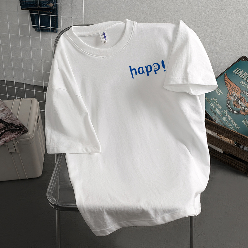 Designer Fashion Versatile Top Cotton Thick Round Neck Short Sleeve T-shirt Trendy 2025 Summer New Women Half Sleeve Loose