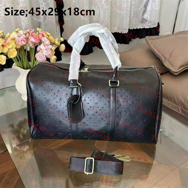 Designer Duffle bag Classic Travel luggage Bag for men leather Large capacity handbag totes shoulder Bags mens womens large travel bag 45cm 55cm