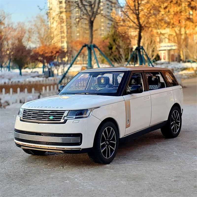 Top Quality New 1/24 Land Range Rover SUV Alloy Diecast Metal Toy Off-Road Vehicles Car Model Simulation Sound And Light Kids Giftt250215