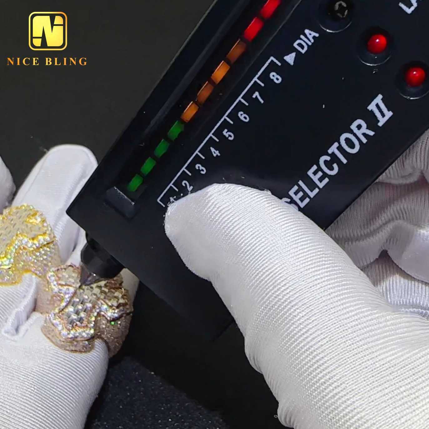 Fully Iced Out baguette Diamond Rings Fashion Hip Hop Cross Ring Gra Certified Moissanite Jewelry for Men