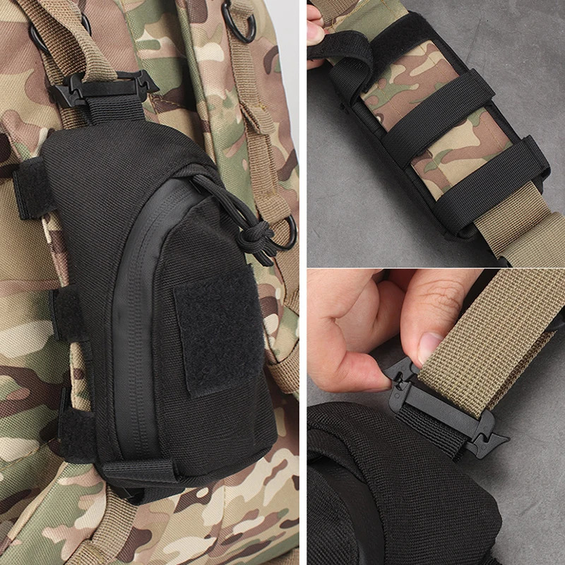 Outdoor Portable Tactical backpack Hiking Shoulder Strap Bag camping equipment Sundries Accessories Pouch Walking storage bags 250118