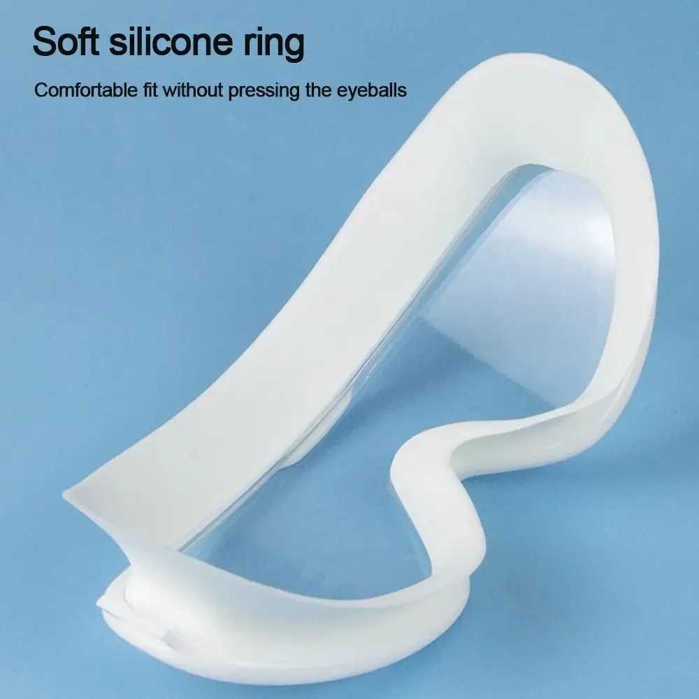 Kids Big Frame Swimming Goggles with Earplugs Boys Girls Waterproof Anti-fog Swimming Eye Protection Glasses Pool Beach Goggles Z250215