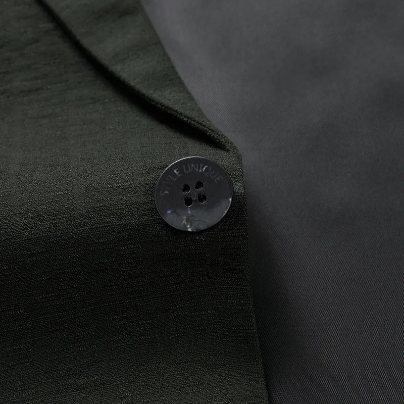 Spring Mens Blazer Jacket High Quality Single Breasted Thin Coat Male Business Casual Slim Fit Suit Top 4XL Men Clothing 250214