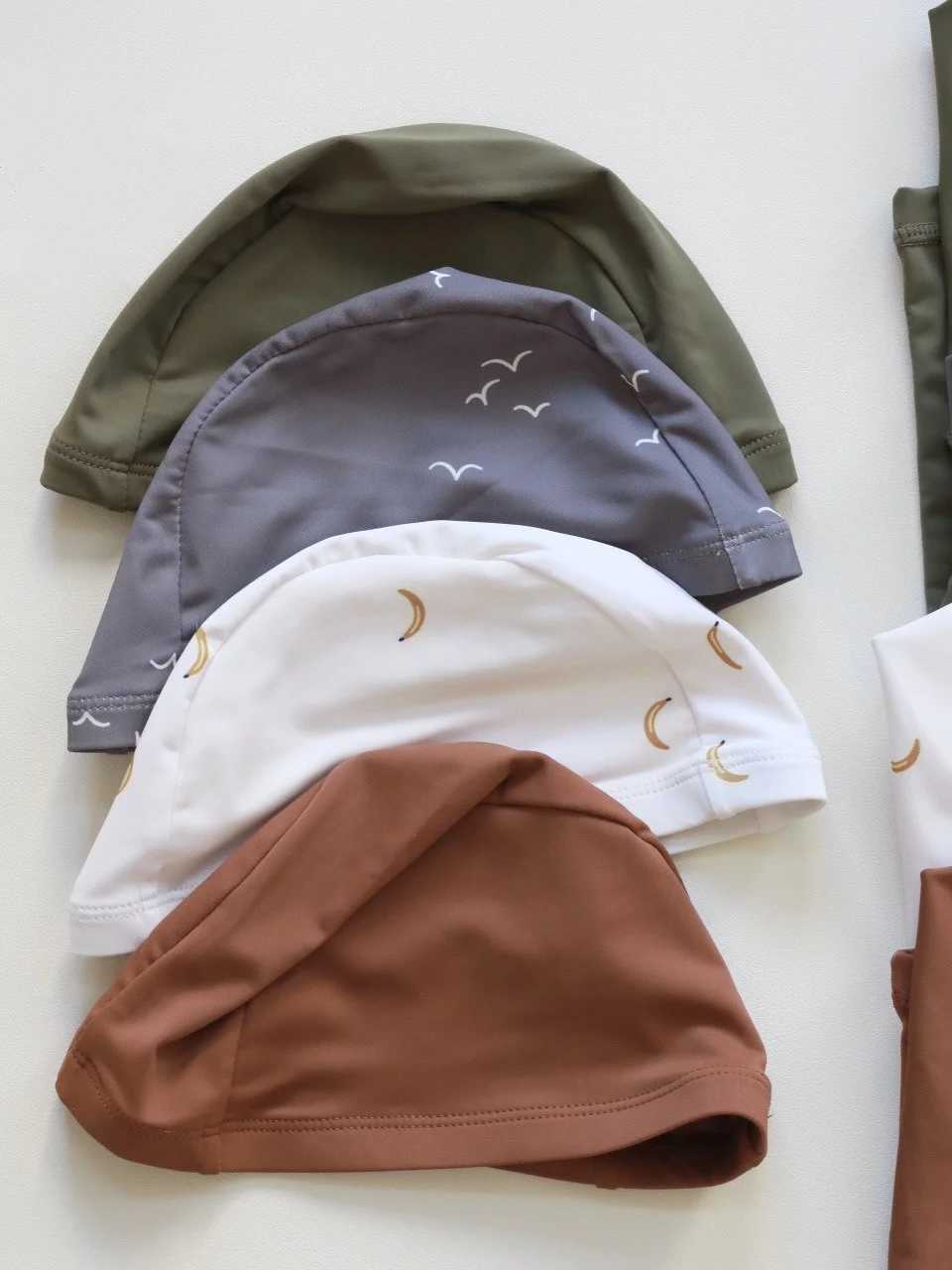 Boys split long-sleeved swimsuit swimming cap swimming trunks set quick-drying clothesXJ250214