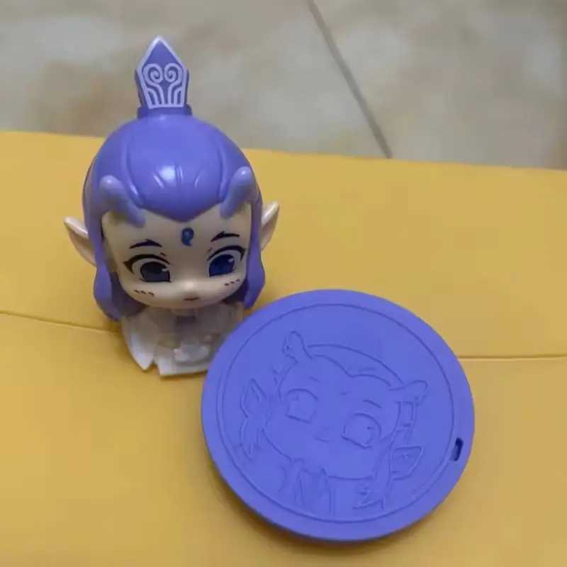 Genuine Movie Ne Zha 2 Blind Ornament Nezha Ao Bing Figures Doll Surprise Box Lady Toys For Children Friends Free shipping