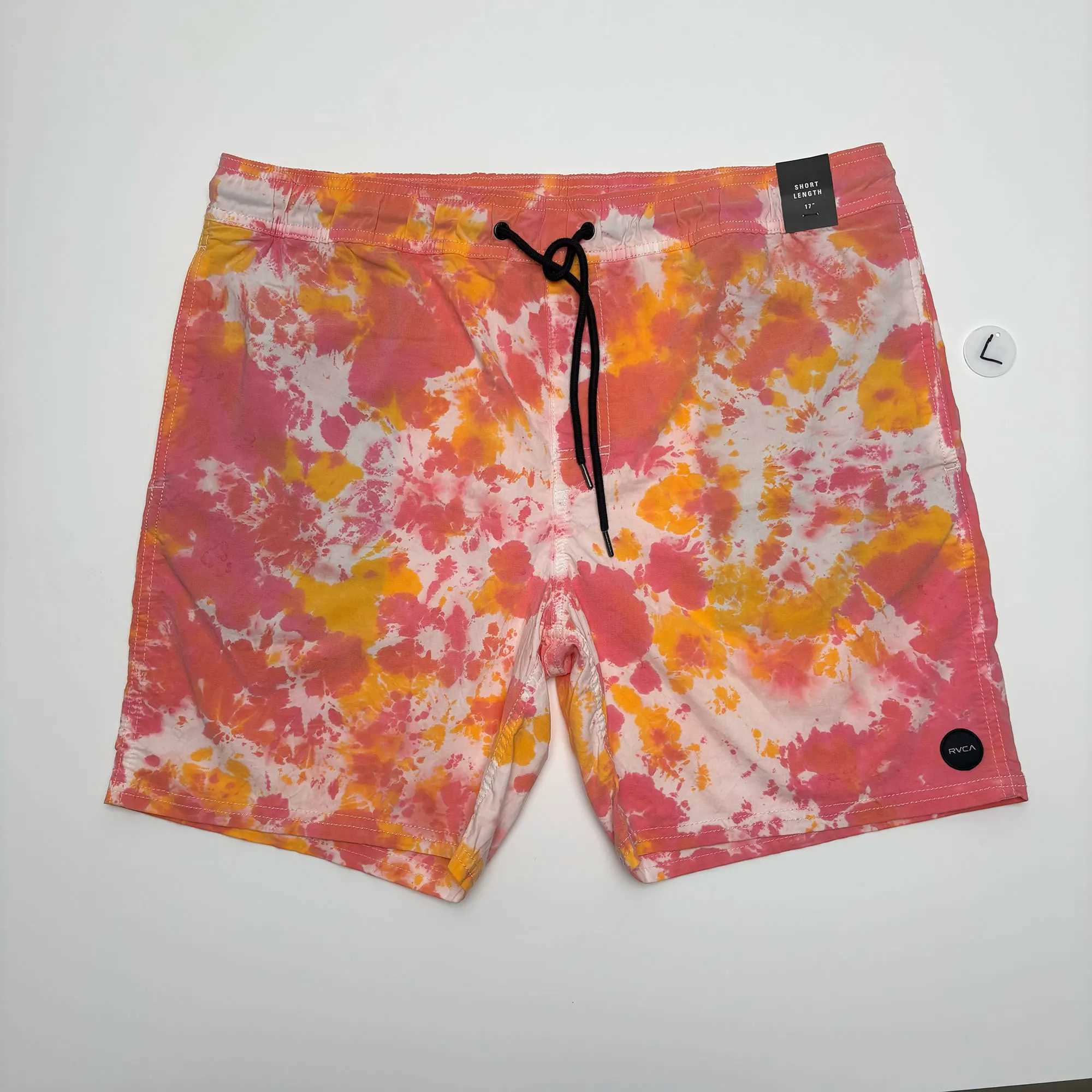 Original Mens Surfing Swimming Beach Shorts Sport Bermuda Shorts Elastic Waist Drawstring Side Pocket Quik Dry Stretchable W250215