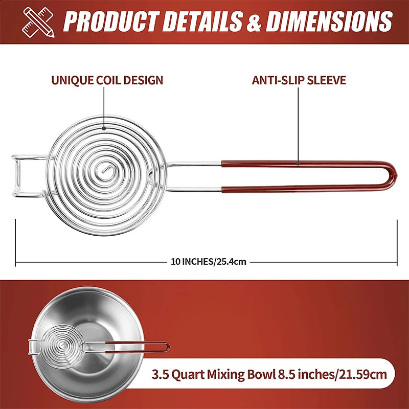 LMETJMA Egg Separator With Handle Egg White Separator Food Grade Stainless Steel Egg Yolk Divider Filter Kitchen Gadget JT178 250214