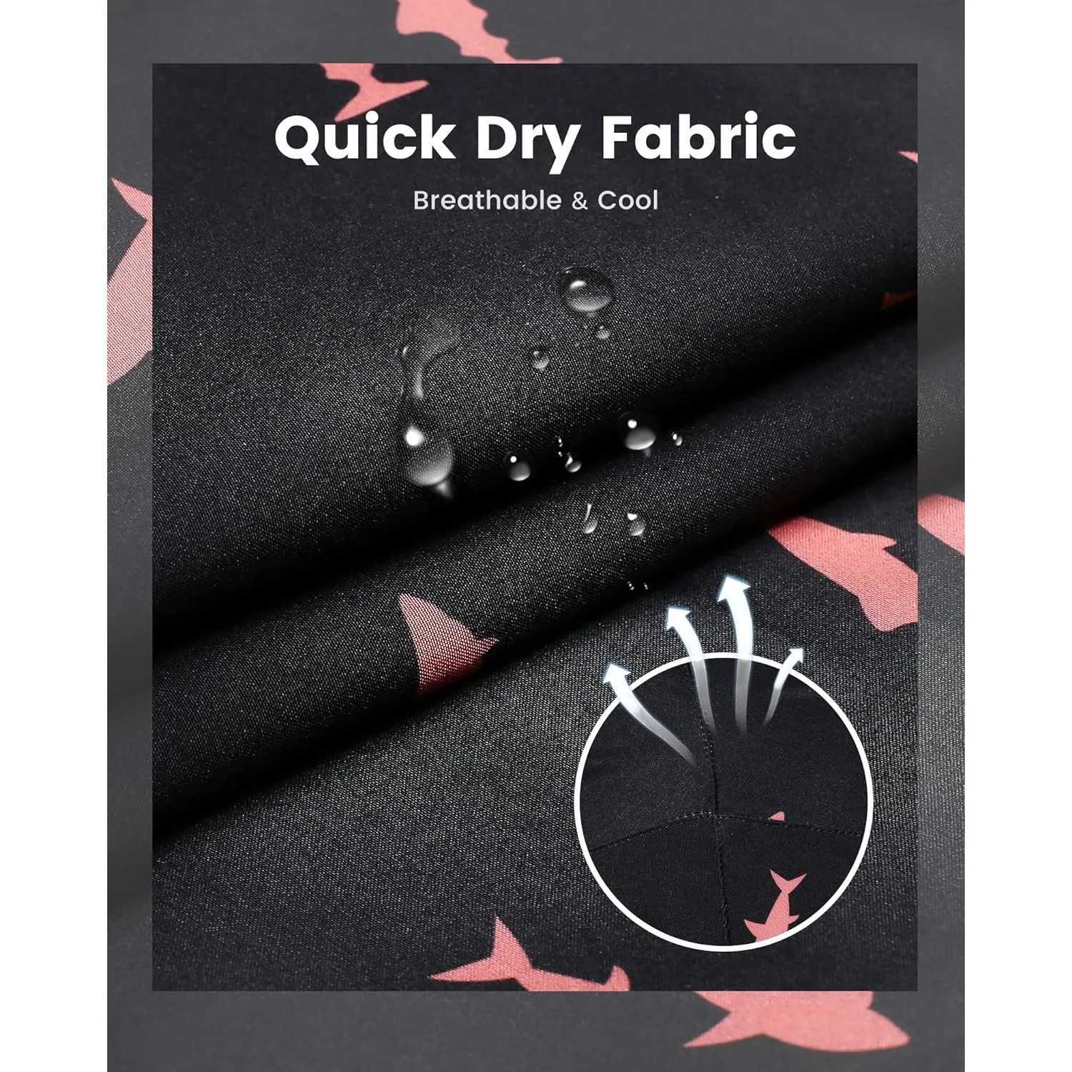 Mens Swim Trunks with Compression Liner 5 Stretch Beach Shorts Quick Dry with Zipper Pockets No-Chafing Board Shorts W250215