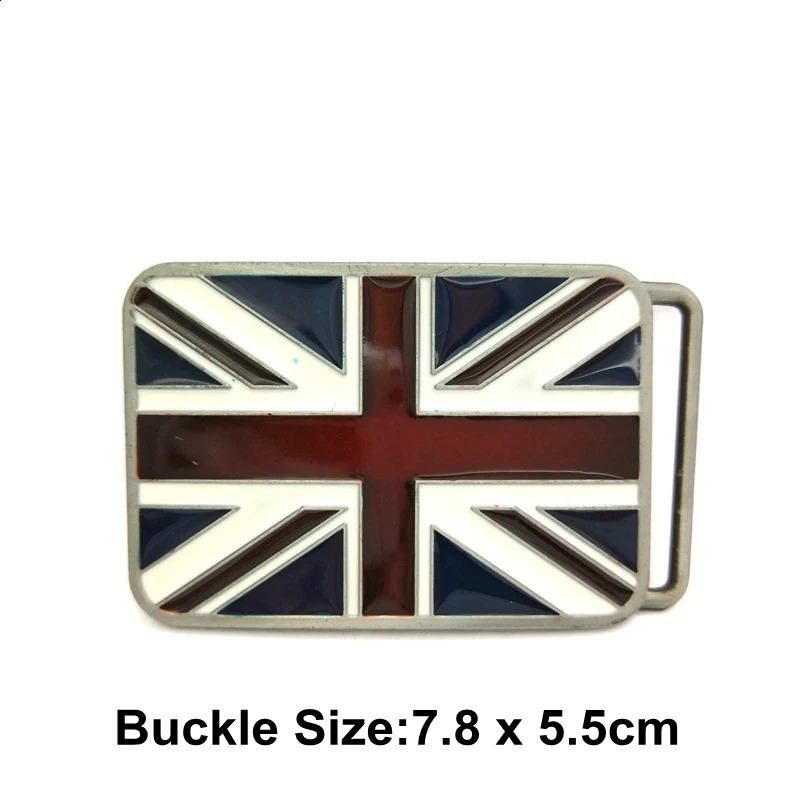 Belts Men High Quality Black Leather Belt Men with Union Jack British Flag Big Metal Belt Buckle Plus Size Belts 130cm 250214