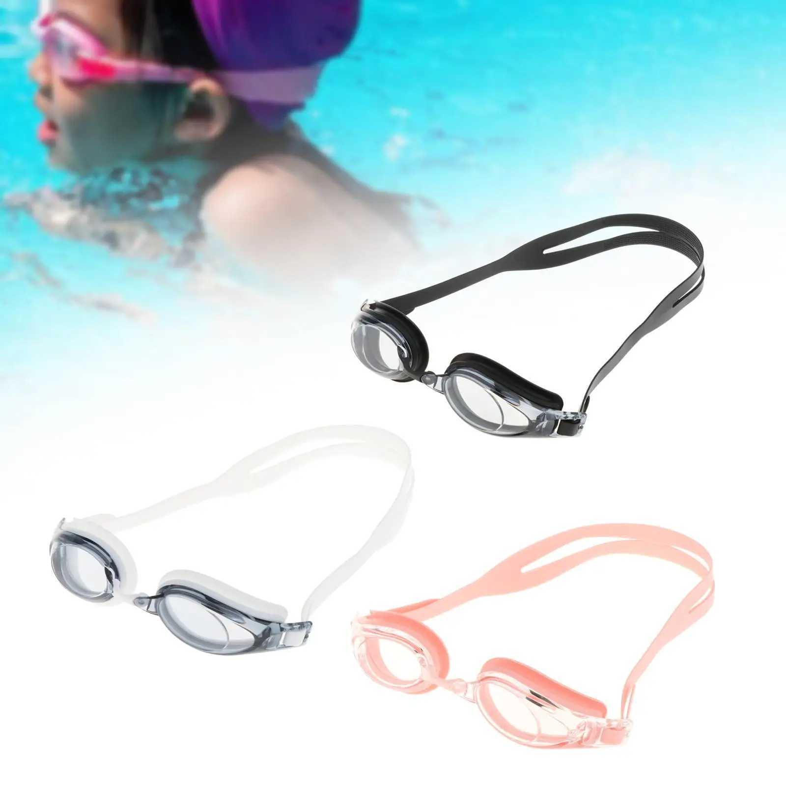 Swimming Goggles Soft Silicone Leakproof Anti Fog Adjustable Strap for Beach Snorkeling Swimming Pool Water Sports Youth Z250215