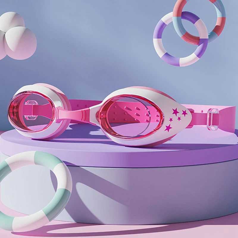 Swimming Goggles Boys Girls Silicone Eyewear Summer Swim Pool Sports Eyewear Children Diving Training Glasses Z250215