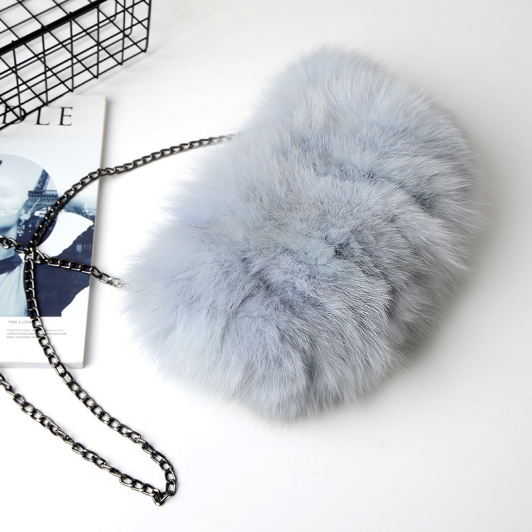 Autumn and Winter Women's Handbag Designer Handbag Warm Plush Shoulder Chain Shopper Wallet 2025 New Women's Single Shoulder Bag