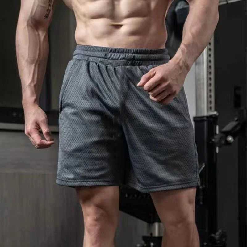 Mens Mesh Shorts Breathable Quick Drying Gym Running Short Pants Solid Color Daily Sports Shorts Men W250215