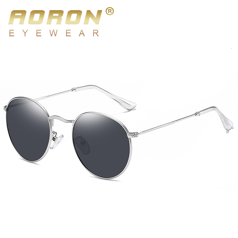 New Fashion Colorful Polarized Trendy Round Frame Metal designer sunglasses for women