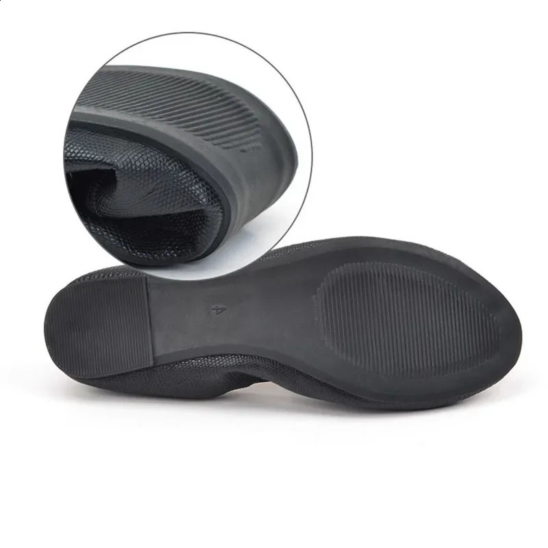 Women Leather Breathable Ladies Comfortable Ballet Flats Fashion Slip on Shallow Loafers Office Flat Boat Shoes 250214