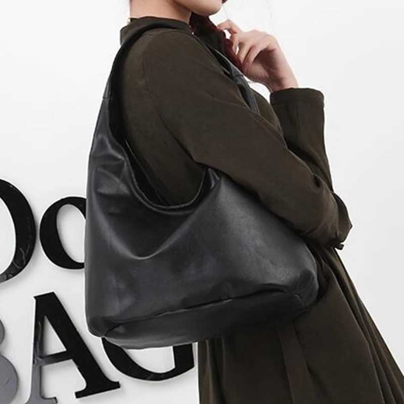 Wen Girls Messenger Bags Black Soft PU Leather Hangbag Fashion Wen Shoder Bag Satchel Crossbody Tote Handbag Purse Z250318