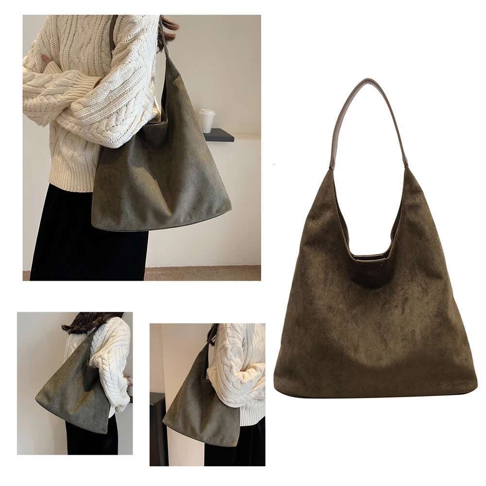 Slouchy Shoulder Women Fashion Anti-theft Tote Bag For Shopping