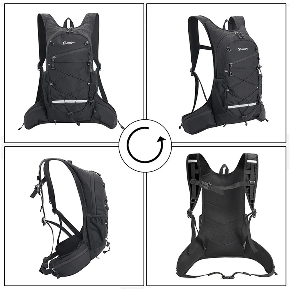 Outdoor Cycling Portable Waterproof Bicycle Bags Outdoor Sports Climbing Hiking Pouch MTB Bike Hydration Backpack 250214