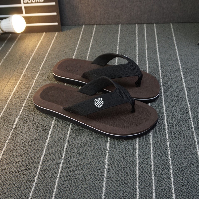 comfortable Summer new cross-border Instagram flip-flops men's casual fashion trend beach flip-flops 2025