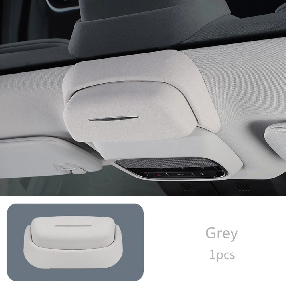 Car Suede Glasses Case Sunglasses Car Storage Clip Modification Car Roof Storage Interior Decoration Accessories For Xpeng G6 250213