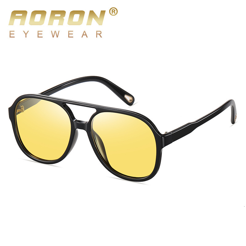 New round large frame men's and women's colorful fashion polarized TR90 designer sunglasses for women