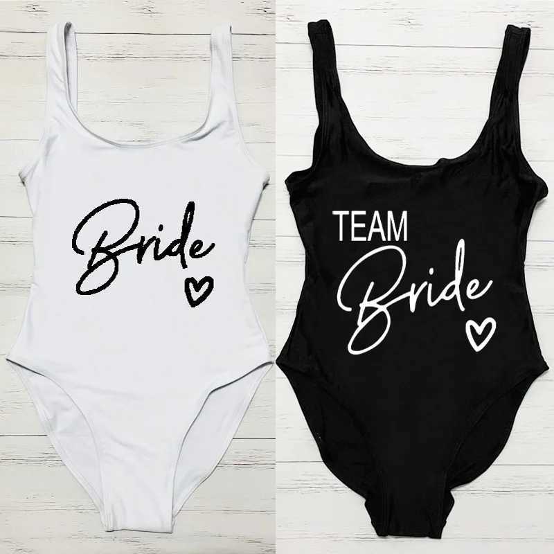 S-3XL Gold Print Team Bridal One Piece Swimsuit Team Womens Swimsuit Single Party Swimsuit Summer Beatles SwimsuitW250214