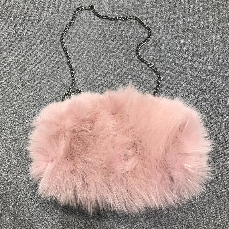 Autumn/Winter Women's Handbag Designer Handbag Warm Plush Multi Color Shoulder Bag Chain Shopper's Wallet 2025 New Women's Square Handb