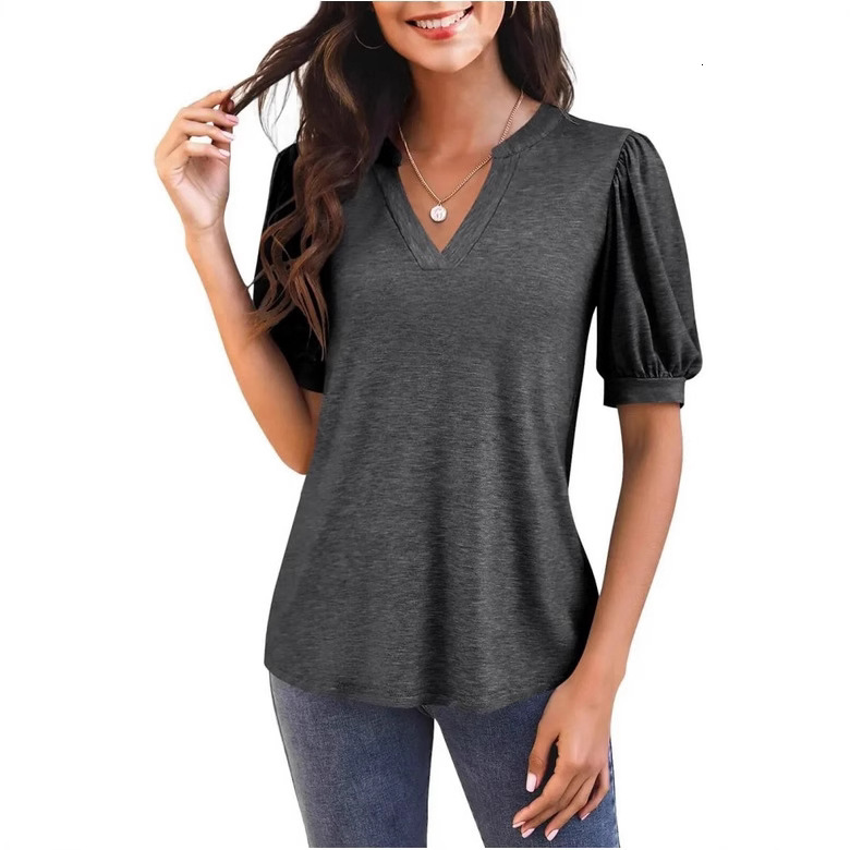 Designer Free Shipping Fashion Versatile Trend 2025 New Women V-neck Casual Long Sleeved T-shirt